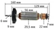 Якорь болгарки УШМ Makita GA4030 / GA5030 / GA4530 (160*29,5 резьба 6мм) 517649-4 - изображение 4