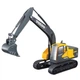 Модель серии Construction Экскаватор Volvo Ec220E Yellow - изображение 1