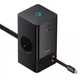 Мережевий зарядний пристрій Baseus PowerCombo Digital PowerStrip 65W (2 AC + 1 USB + Type-C + Кабель Type-C) 1,5м (PSLR000301) - зображення 4