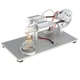 Двигун Стірлінга Stirling Engine модель освітлення з генератором Сріблястий (1006-537-01) - зображення 1