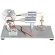 Двигун Стірлінга Stirling Engine модель освітлення з генератором Сріблястий (1006-537-01) - зображення 4