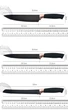 Набір кухонного приладдя Kitchenware Set 19 предметів (ножі, аксесуари, підставка) чорний - зображення 8