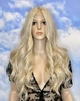 Парик на сетке PoliLy Lace Wig 66060 длинный кудрявый блонд термостойкое волокно - изображение 6