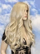 Парик на сетке PoliLy Lace Wig 66060 длинный кудрявый блонд термостойкое волокно - изображение 8