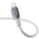 Кабель Baseus Pudding Series Fast Charging Cable Type-C to iP 20W (P10355701221-01) 2m Stellar White - зображення 4