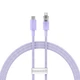 Кабель Baseus Explorer Series Fast Charging Cable with Smart Temperature Control Type-C to iP 20W (CATS010205) 1m Purple - изображение 1