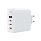 Сетевое зарядное устройство ACEFAST AFA37W A37 PD100W GaN (3*CUSB-C+USB-A) Charger Set White - изображение 2