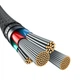 Кабель Baseus Unbreakable Series Fast Charging Data Cable USB to iP 2.4A (P10355802111-01) 2m Cluster Black - изображение 4