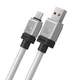 Кабель Baseus CoolPlay Series Fast Charging Cable USB to Type-C 100W (CAKW000702) 2m White - зображення 3
