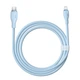 Кабель Baseus Pudding Series Fast Charging Cable Type-C to iP 20W (P10355701311-00) 1.2m Galaxy Blue - зображення 5