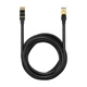 Кабель Baseus High Speed Seven Types of RJ45 10Gigabit Network Cable (WKJS010801) 15m Black - зображення 1