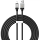 Кабель Baseus CoolPlay Series Fast Charging Cable USB to iP 2.4A (CAKW000501) 2m Black - зображення 1