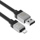 Кабель Baseus CoolPlay Series Fast Charging Cable USB to iP 2.4A (CAKW000501) 2m Black - зображення 7