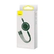 Кабель Baseus Bright Mirror 2 Series Retractable 3-in-1 Fast Charging Data Cable USB to M+L+C 3.5A (CAMJ010006) 1.1m Green - изображение 8