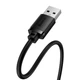 Кабель-подовжувач Baseus AirJoy Series USB3.0 Extension Cable 2m (B00631103111-03) Cluster Black - зображення 3