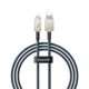 Кабель Baseus Unbreakable Series Fast Charging Data Cable USB to iP 2.4A (P10355802221-00) 1m Stellar White - изображение 2