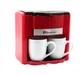 Капельная кофеварка на 2 чашки Domotec MS-0705 Red - зображення 1