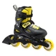 Ролики Rollerblade Fury 2023 black-yellow (36.5-40.5) - изображение 1
