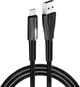 Кабель ColorWay USB - Type-C Zinc Alloy + Led 2.4А 1 м Black (CW-CBUC035-BK) - изображение 1