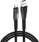 Кабель ColorWay USB - MicroUSB Zinc Alloy + Led 2.4А 1 м Black (CW-CBUM035-BK) - изображение 1