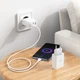 Зарядний пристрій Hoco C99A PD20Wmax (QC3.0 3A + кабель microUSB) White (33584) - зображення 5