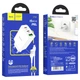 Зарядний пристрій Hoco C99A PD20Wmax (QC3.0 3A + кабель microUSB) White (33584) - зображення 7