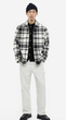 Чоловіча куртка Regular fit H&M (56144) L Чорна - зображення 8