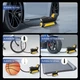 Компрессор автомобильный от прикуривателя Air Pump c1809-1 насос для подкачки шин с фонарем и дисплеем - изображение 2
