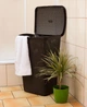 Корзина бельевая Curver My Style 55l коричневый - изображение 5