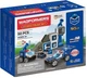 Klocki magnetyczne Magformers Zestaw Policyjny 50 elementów (717002) (730658170021) - obraz 1