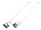 Петлі для ASUS FX80G, FX80GD, FX80GM, FX80GE (13NR00I0AM0401, 13NR00I0AM0501) (Ліва + права) (66871) - зображення 1