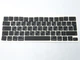 Комплект клавіш для клавіатури Apple MacBook Pro A2141 / A2289 / A2251 (2019, 2020) — чорні, розкладка RU, велика клавіша Enter - зображення 1