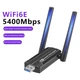 Трьохдіапазонний USB 3.0 Wi-Fi 6E 5400Mbps (AX) адаптер 2.4G/5G/6Ghz (U3-AX5400) - зображення 1