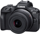 Фотоапарат Canon EOS R100 RF 18-45mm + RF55-210mm Black (6052C036) - зображення 3
