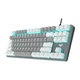 Клавиатура Aula F3287 Keycap KRGD Blue USB UA White/Grey (6948391240688) - изображение 5