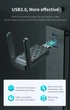 Двохдіапазонний USB 3.0 Wi-Fi 5 (AC) 1200Mbps COMFAST адаптер 2.4/5GHz (U3-AC1200-CF) - зображення 5