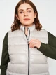 Теплый жилет короткий женский Mango Blanvest 57064386-PL XS Серый (8445922275594) - изображение 4