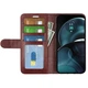 Класичний чохол-книжка Deexe Wallet Style для Motorola Moto G14 - Brown - зображення 2
