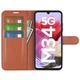 Классический чехол-книжка Deexe Book Type для Samsung Galaxy M34 (M346) - Brown - изображение 2