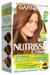 Крем-фарба з окислювачем Garnier Nutrisse Crеme Nourishing Color 6.41 Intense Brown 200 г (3600541448230) - зображення 1