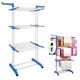 Складна стійка сушарка для білизни в 3 яруси Garment Rack With Wheels - зображення 5