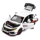 Машинка іграшка Honda Civic моделька колекційна металева дитяча 15 см Білий (2795749) - зображення 1