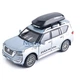 Джип машинка Nissan Patrol моделька іграшка дитяча металева колекційна 15 см Сірий (4842360) - зображення 2