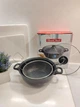 Кастрюля-фритюрница HotChef 24 см. с антипригарным покрытием, Черная - изображение 4