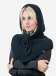 Капор женский Malisa Палермо 5-8016-MR-218 One Size Черный - изображение 2