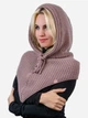 Капор женский Malisa Палермо 5-8016-MR-188 One Size Темная пудра - изображение 1
