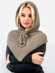 Капор женский Malisa Палермо 5-8016-MR-58 One Size Капучино - изображение 1