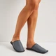 Жіночі домашні капці з закритим носком FX shoes 9012 36/37 24.5 см Сірі (2820000017901) - зображення 7