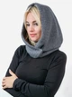 Капор женский Malisa Венеция 5-8007-LT-194 One Size Серый - изображение 1