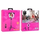 Тримач з кільцевим освітленням BOROFONE Perfect pic fill light live broadcast holder BY6 |4.7-6.5", D17cm, 3000-6500K, 1200mAh| - изображение 9